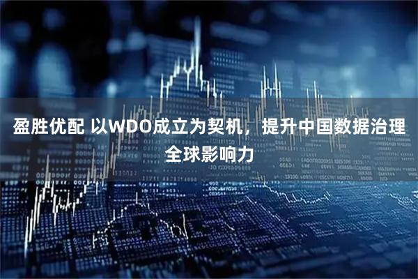 盈胜优配 以WDO成立为契机，提升中国数据治理全球影响力