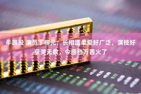 牛跟投 演员丁柳元：长相温柔爱好广泛，演技好获奖无数，今搭档万茜火了