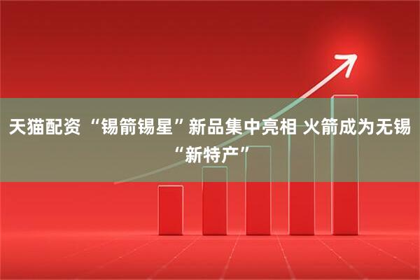 天猫配资 “锡箭锡星”新品集中亮相 火箭成为无锡“新特产”